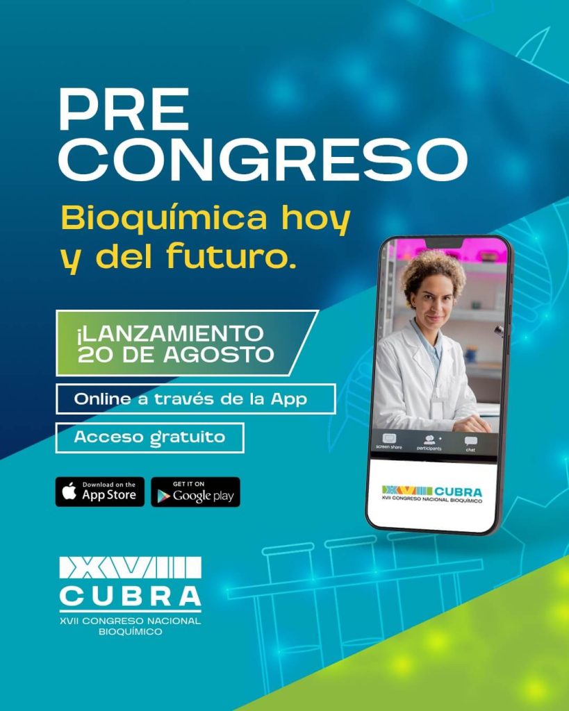 Lanzamiento del Precongreso CUBRA 2025 el 20 de agosto con acceso gratuito a través de la app oficial.